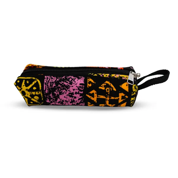 African Print Pencil Case – Handmade Ankara Zipper Pouch for School, Office & Travel