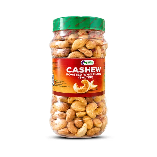 GEM Cashew Roasted Whole Nuts Salted - 500g