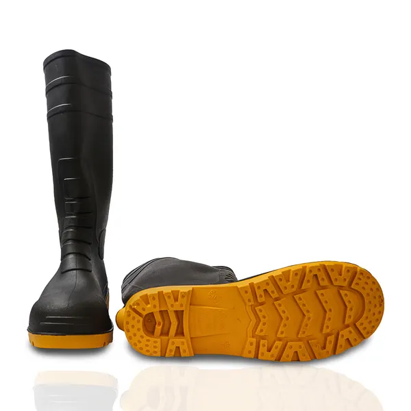 10 pairs - Tenack with steel toe & plate wellington boots