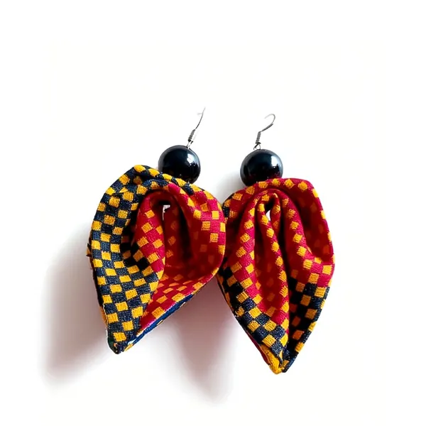 NKABOM ANKARA EARRING