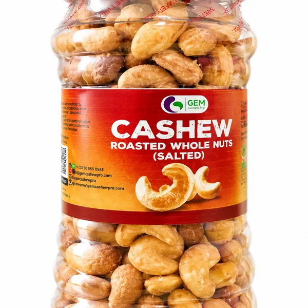 GEM Cashew Roasted Whole Nuts Salted - 550g