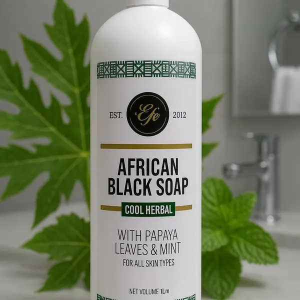 African black soap bath-lemon blast - 1ltr