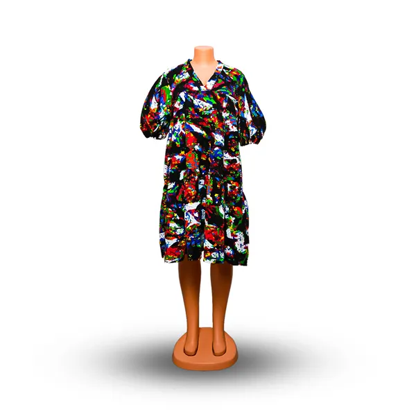 Elegant Ladies ,long Ankara dress, African print dress, floor-length Ankara dress, elegant Ankara dress
