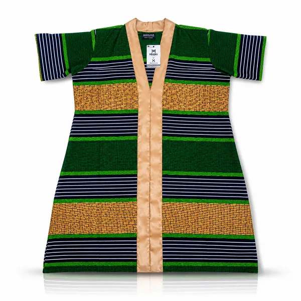 Ladies Short Kaftan Boubou Dress – Comfortable African Wear