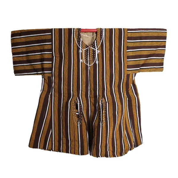 Premium Hand-Woven Fugu Smock with cap – Original Batakari Traditional Clothing