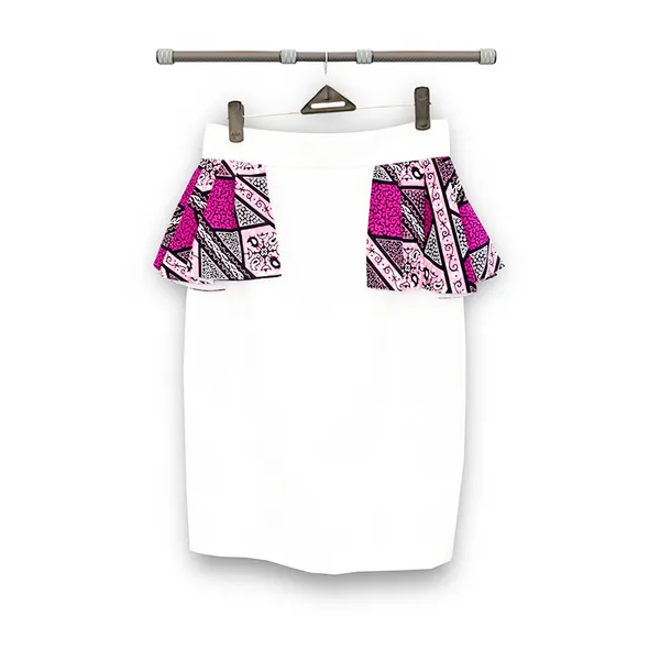 Ankara Khaki Skirt