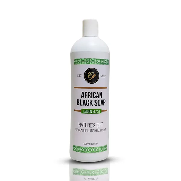 African black soap bath-lemon blast - 1ltr
