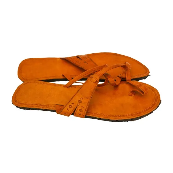 Handcrafted leather slippers