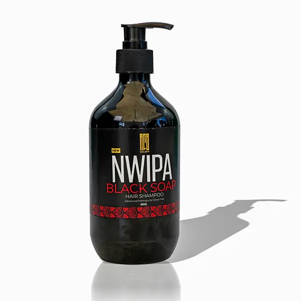 Nwipa Black Soap Hair Shampoo – Natural Scalp Care & Hair Strengthening Cleanser