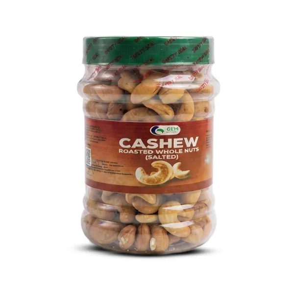 GEM Cashew Salted Roasted Whole Nuts -350g