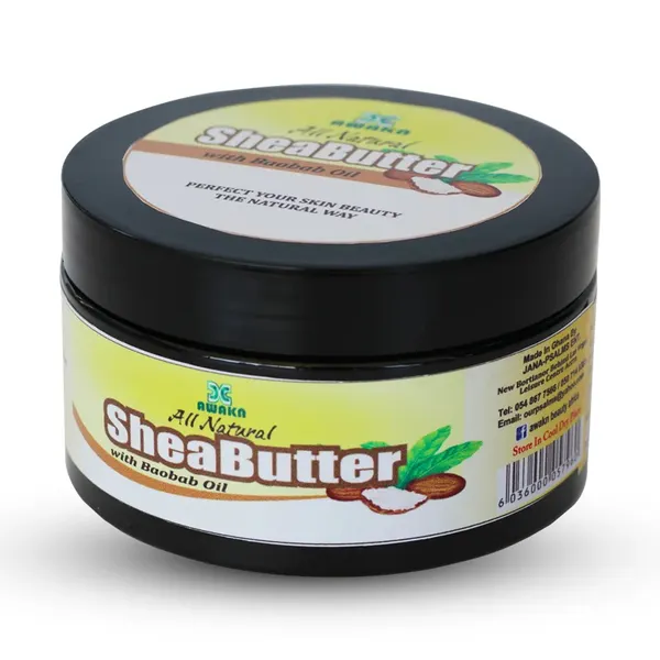 Shea Butter with Baobab Oil – Deep Nourishing Skin & Hair Moisturizer 250gm