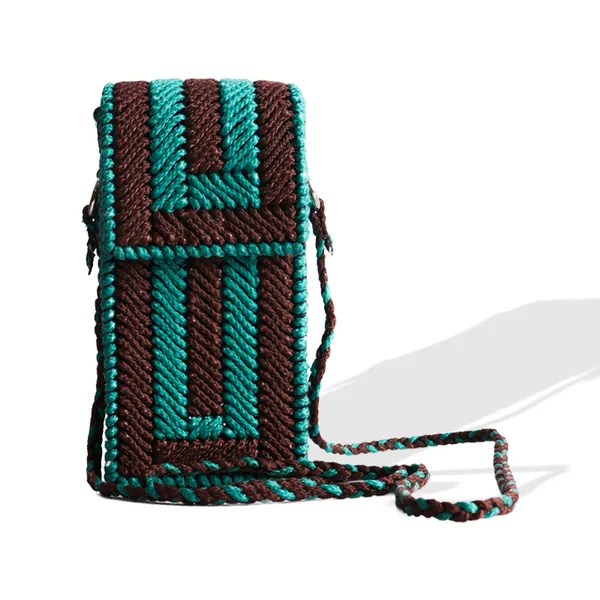 Handmade Woven Canvas Women’s Handbag