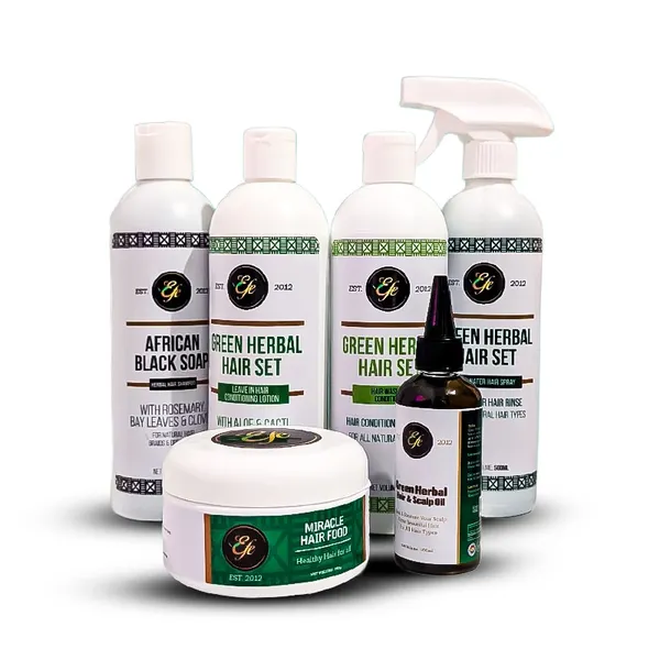 Efe organics green herbal hair set for natural hair