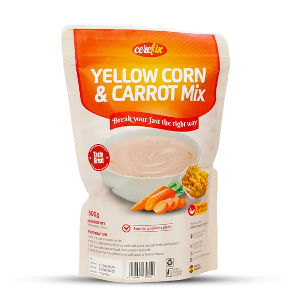 Yellow Corn & Carrot Mix – Natural Vegetable Blend for Cooking & Healthy Meals