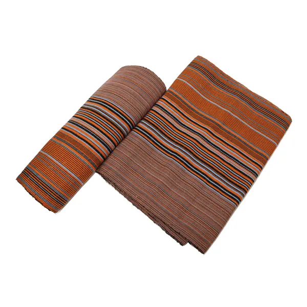 Striped African Kente Weave Smock , fugu , batakali, Fabric-4yards