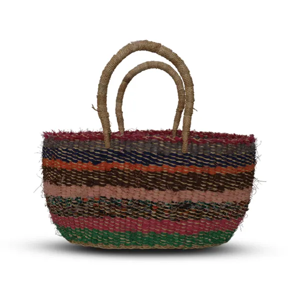 Multi-colored Weaved Basket