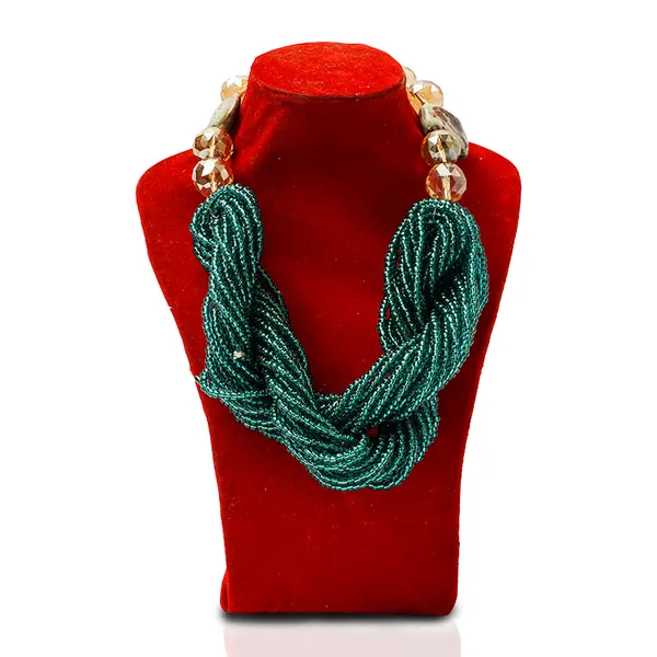 Glossy Beaded Necklace